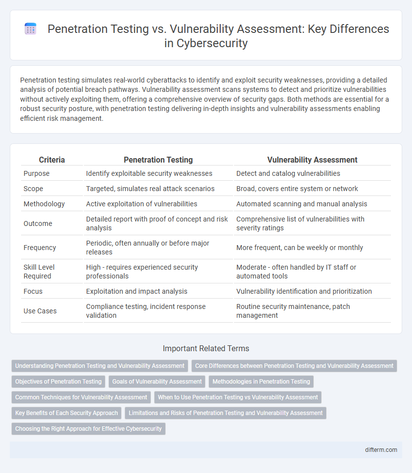 Penetration Testing vs. Vulnerability Assessment: Key Differences in Cybersecurity