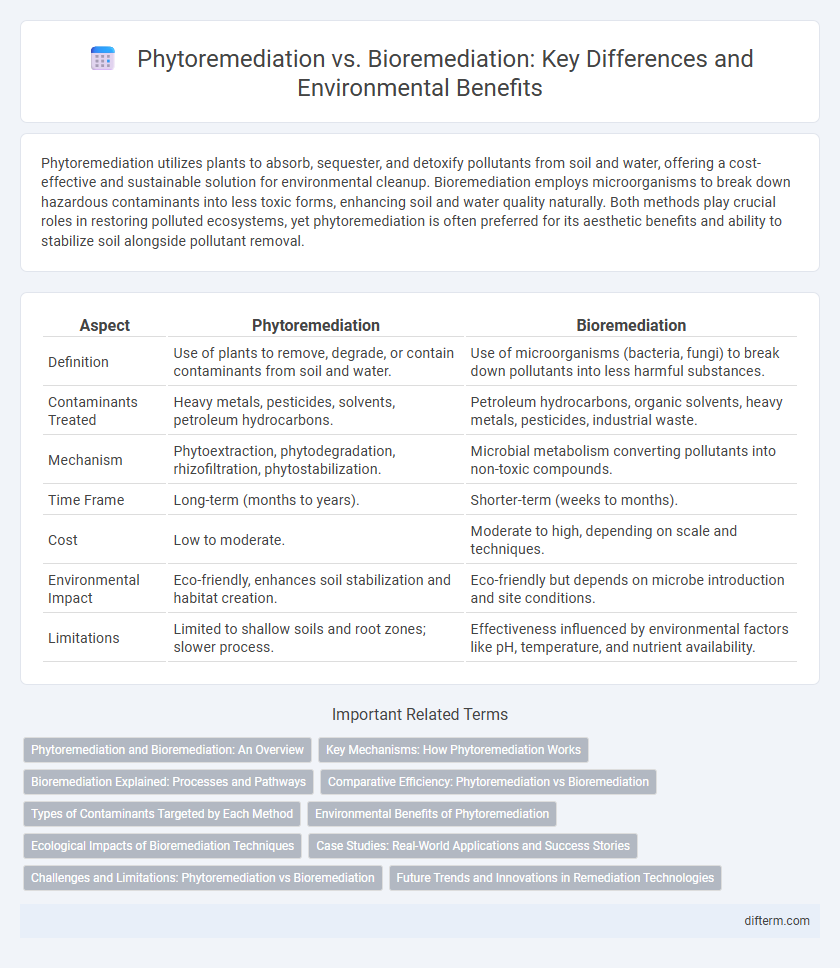 Phytoremediation vs. Bioremediation: Key Differences and Environmental Benefits