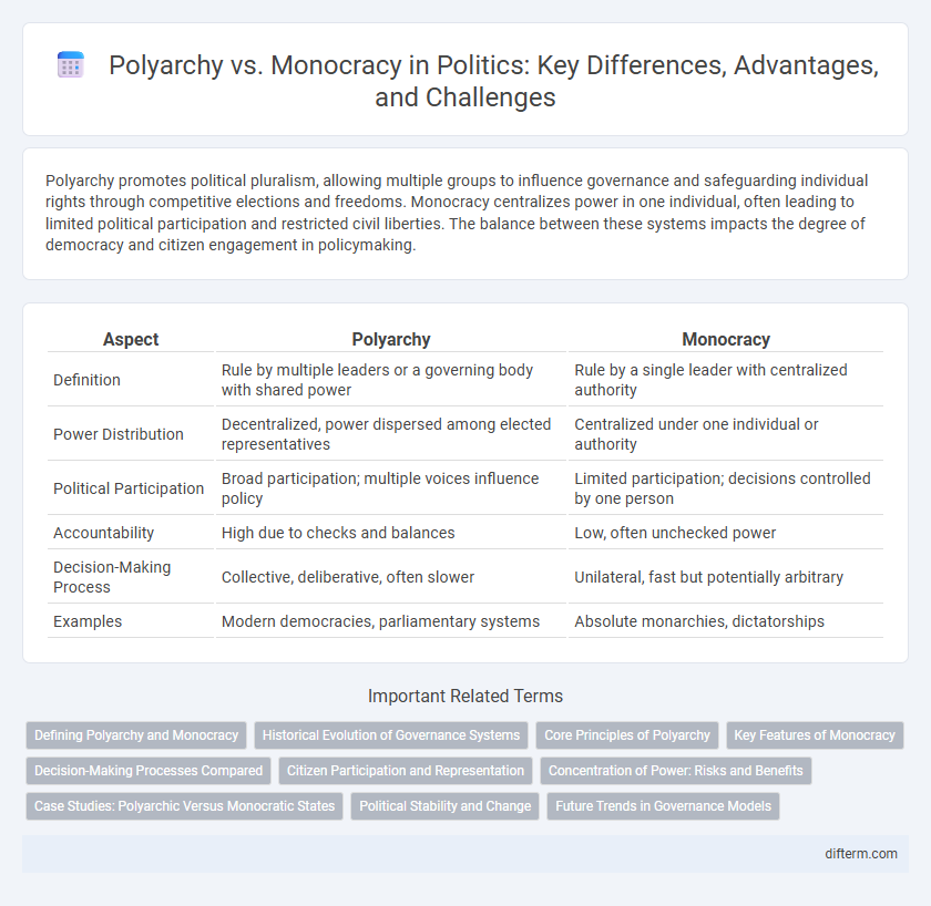 Polyarchy vs. Monocracy in Politics: Key Differences, Advantages, and Challenges