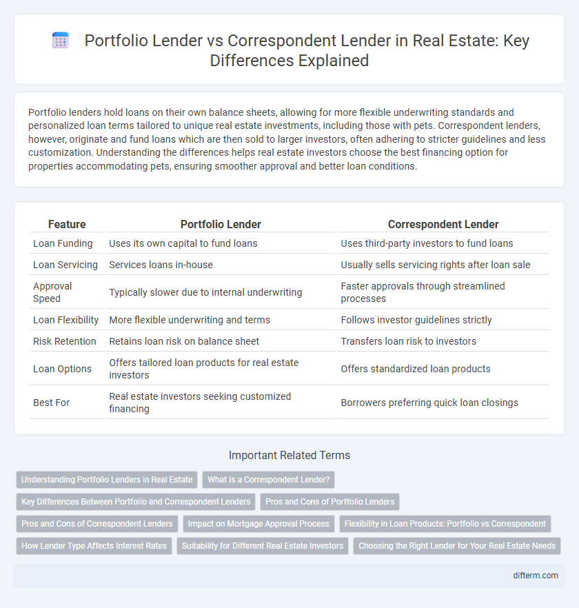 Portfolio Lender vs Correspondent Lender in Real Estate: Key Differences Explained