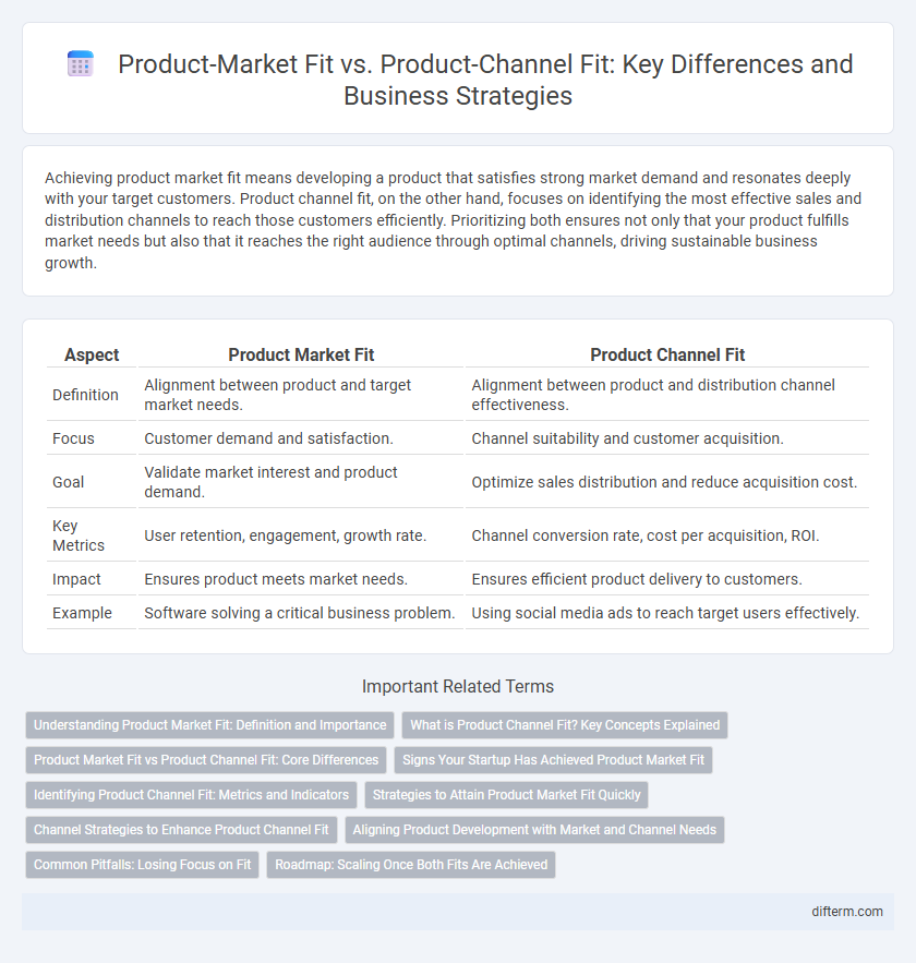 Product-Market Fit vs. Product-Channel Fit: Key Differences and Business Strategies