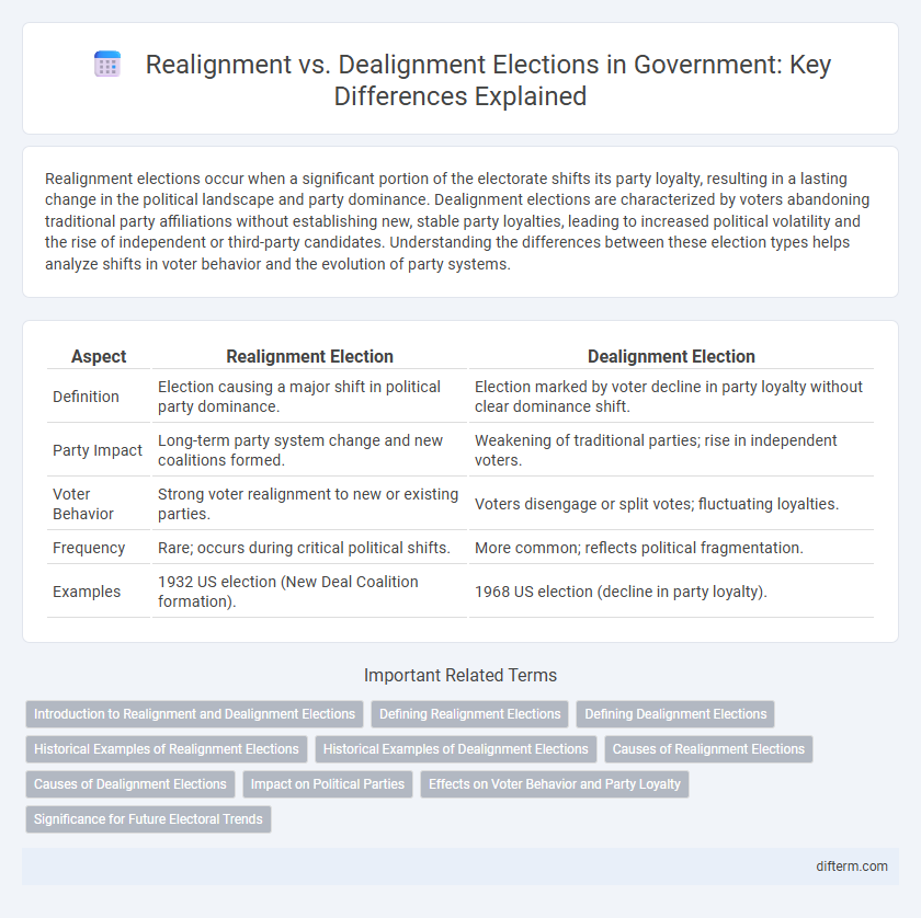 Realignment vs. Dealignment Elections in Government: Key Differences Explained
