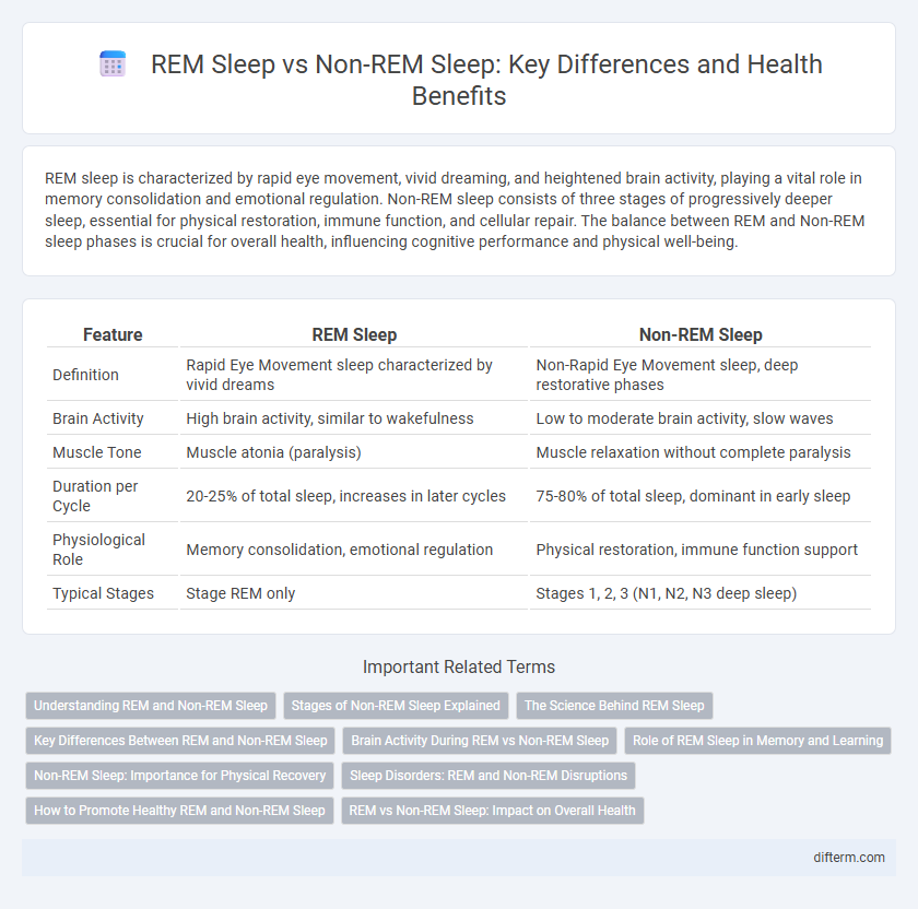 REM Sleep vs Non-REM Sleep: Key Differences and Health Benefits