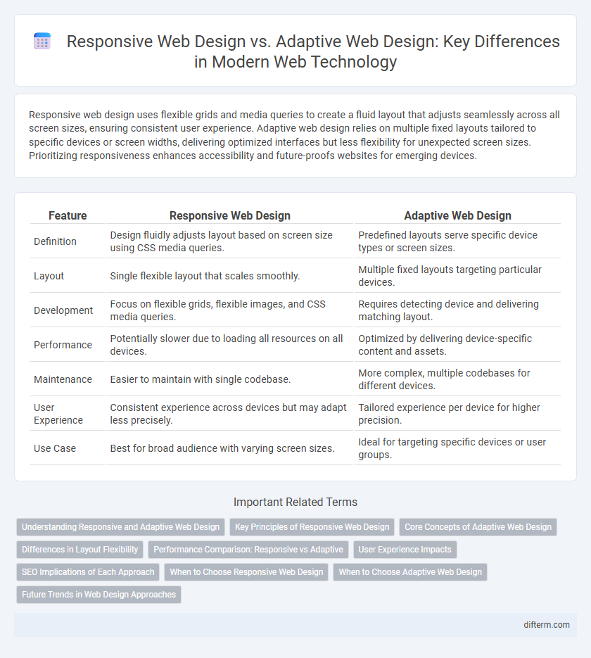 Responsive Web Design vs. Adaptive Web Design: Key Differences in Modern Web Technology