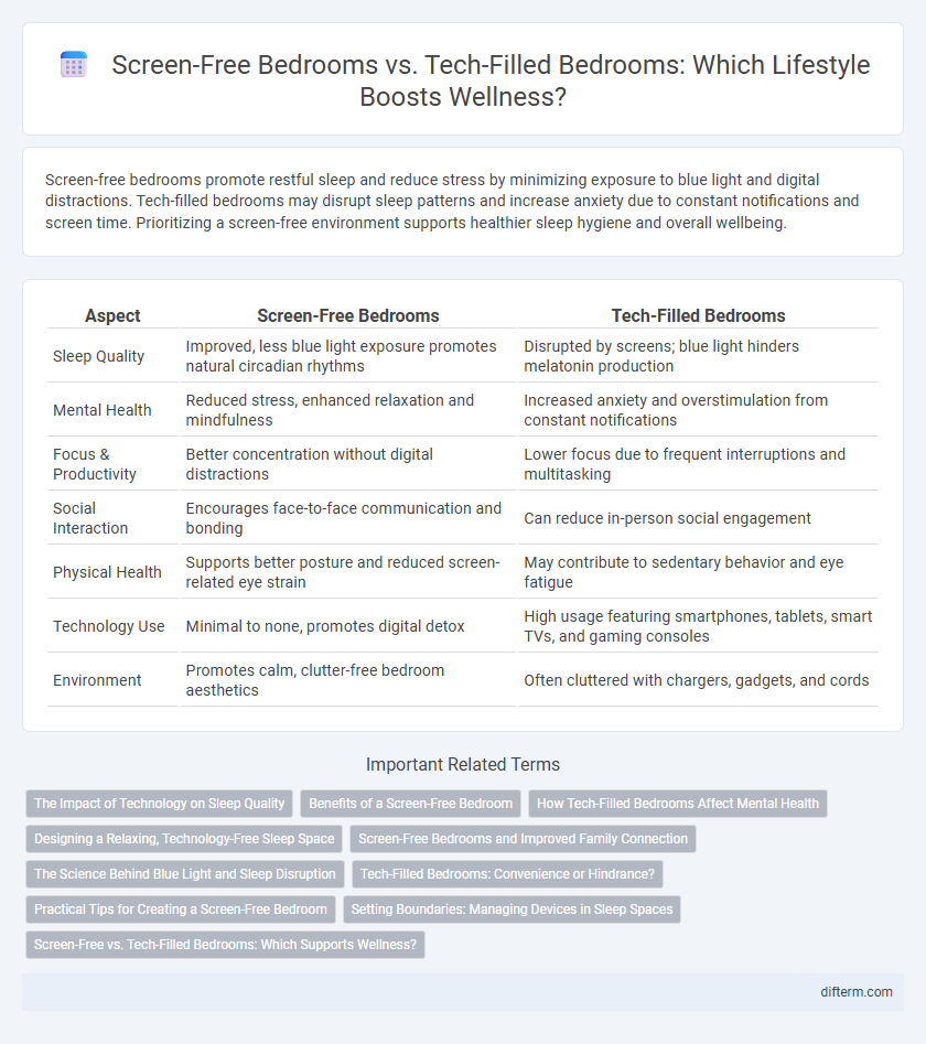 Screen-Free Bedrooms vs. Tech-Filled Bedrooms: Which Lifestyle Boosts Wellness?