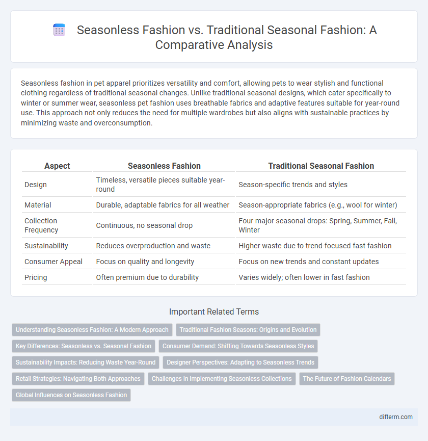 Seasonless Fashion vs. Traditional Seasonal Fashion: A Comparative Analysis