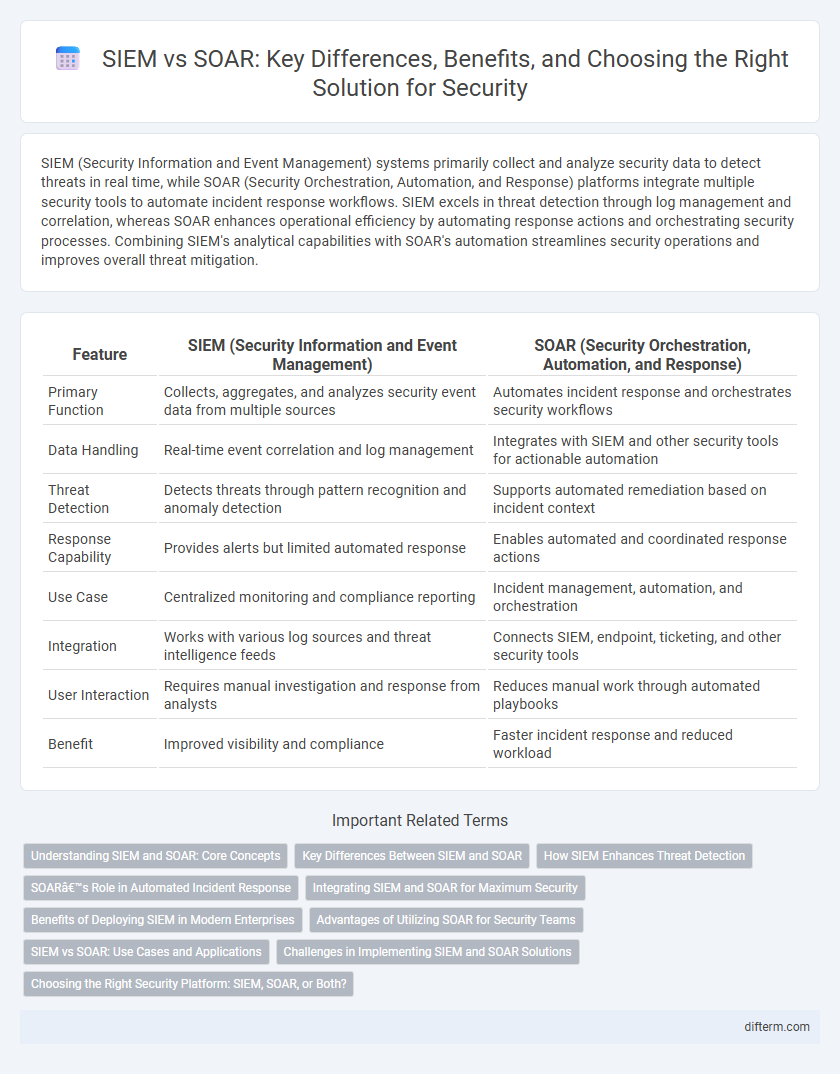 SIEM vs SOAR: Key Differences, Benefits, and Choosing the Right Solution for Security