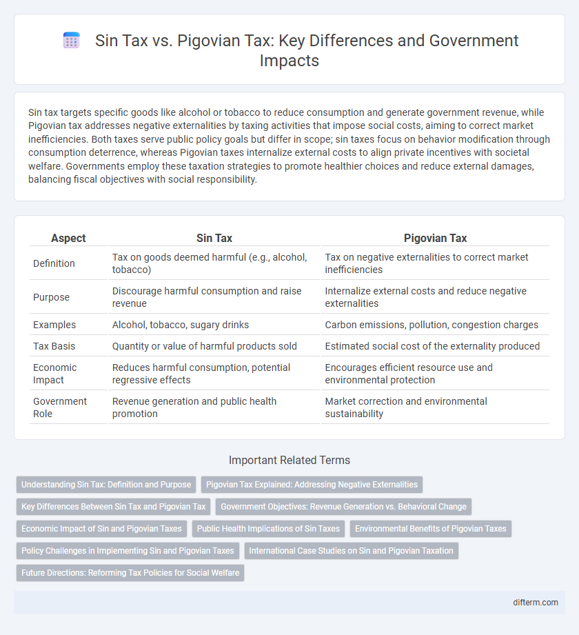 Sin Tax vs. Pigovian Tax: Key Differences and Government Impacts