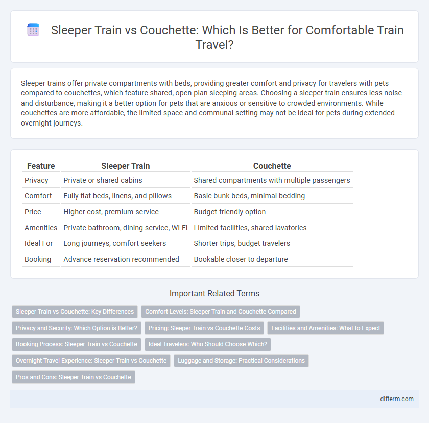 Sleeper Train vs Couchette: Which Is Better for Comfortable Train Travel?
