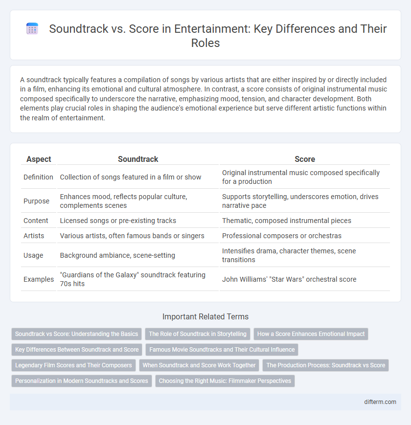 Soundtrack vs. Score in Entertainment: Key Differences and Their Roles