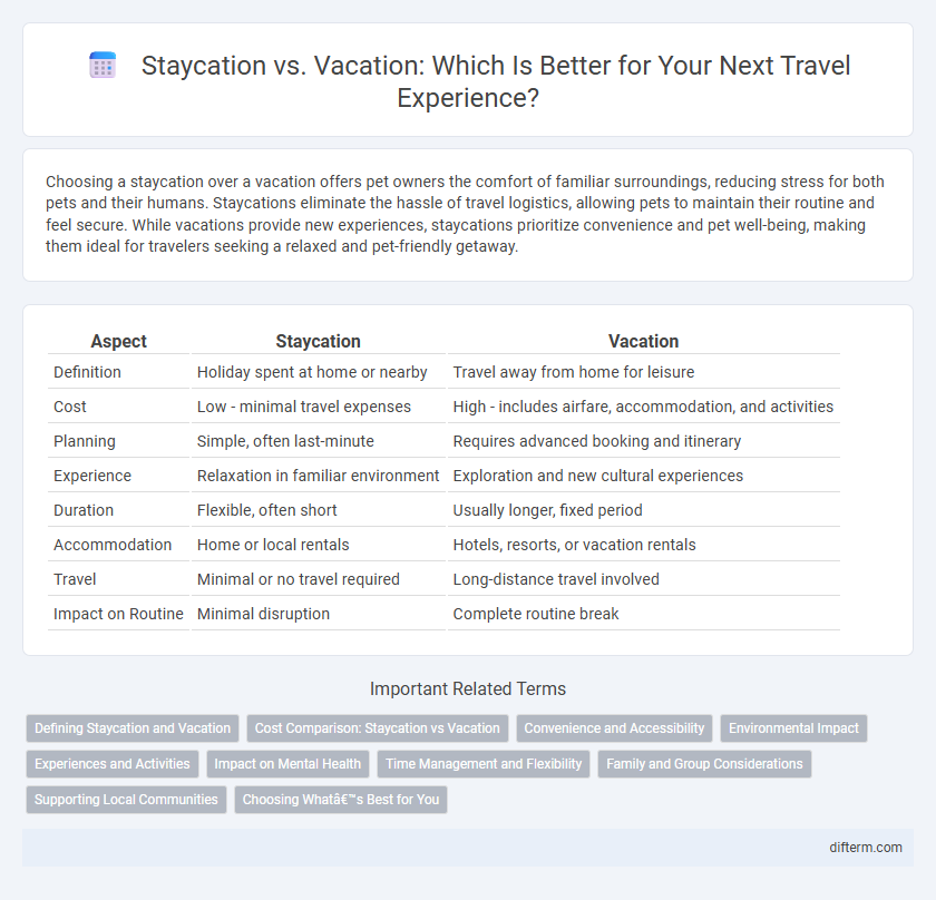 Staycation vs. Vacation: Which Is Better for Your Next Travel Experience?