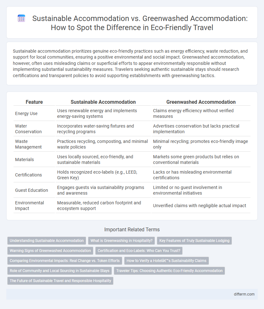 Sustainable Accommodation vs. Greenwashed Accommodation: How to Spot the Difference in Eco-Friendly Travel