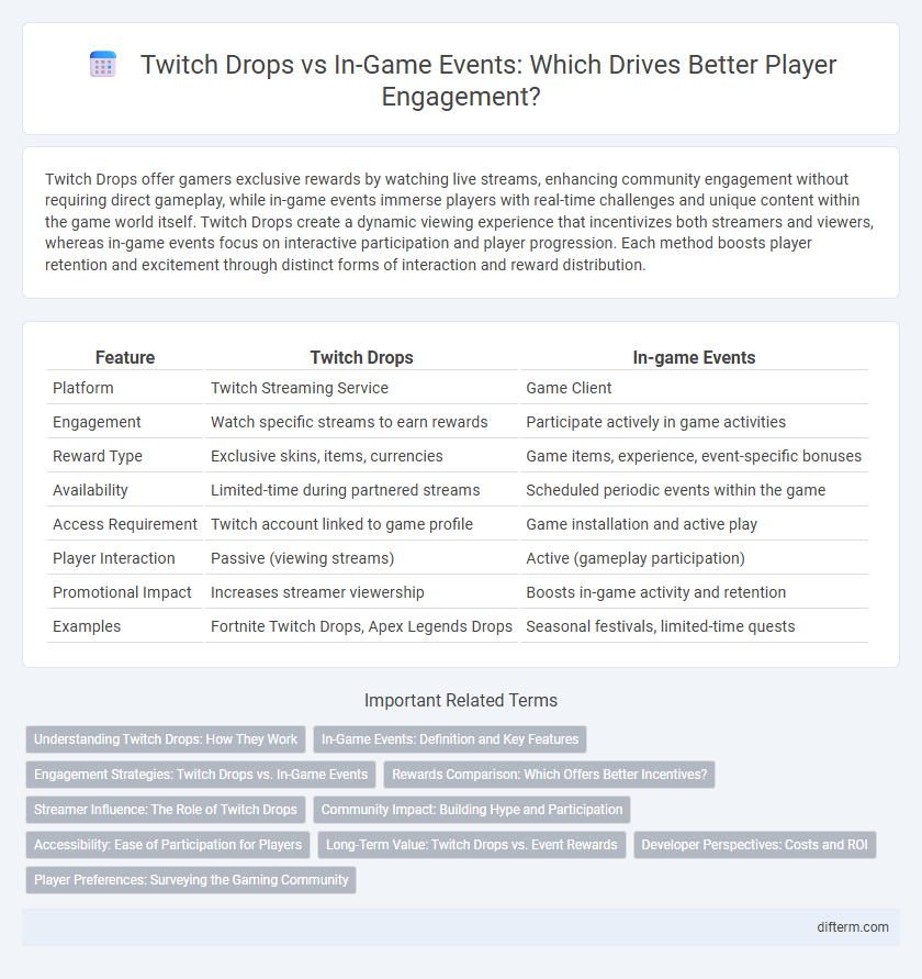 Twitch Drops vs In-Game Events: Which Drives Better Player Engagement?