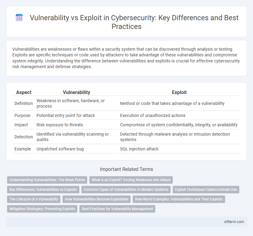 Vulnerability vs Exploit in Cybersecurity: Key Differences and Best Practices