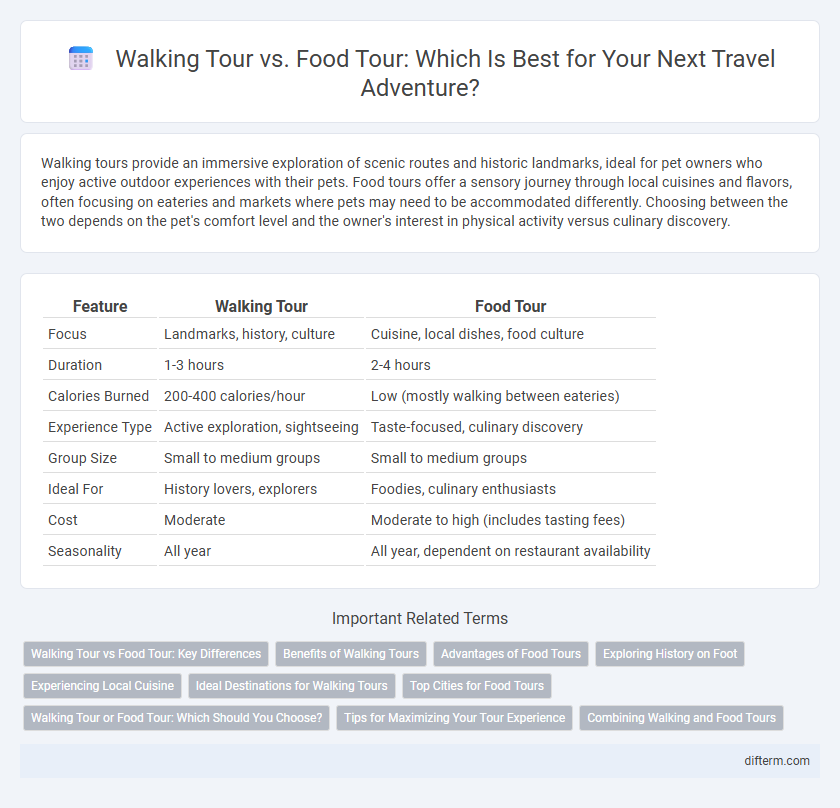 Walking Tour vs. Food Tour: Which Is Best for Your Next Travel Adventure?