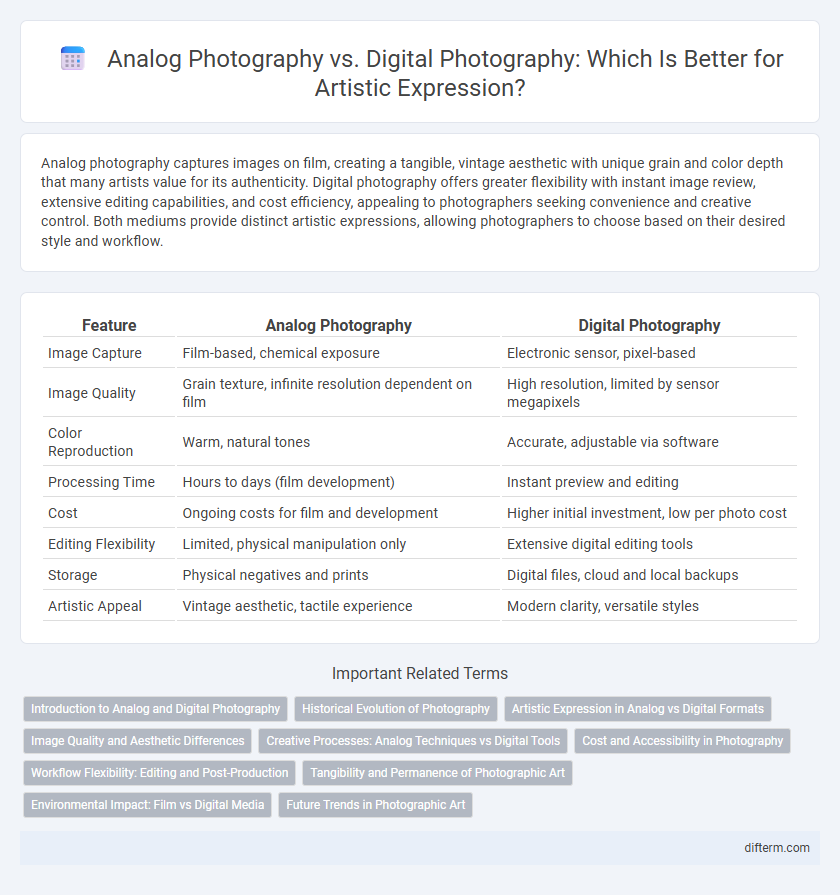 Analog Photography vs. Digital Photography: Which Is Better for Artistic Expression?