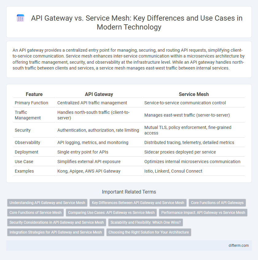 API Gateway vs. Service Mesh: Key Differences and Use Cases in Modern Technology