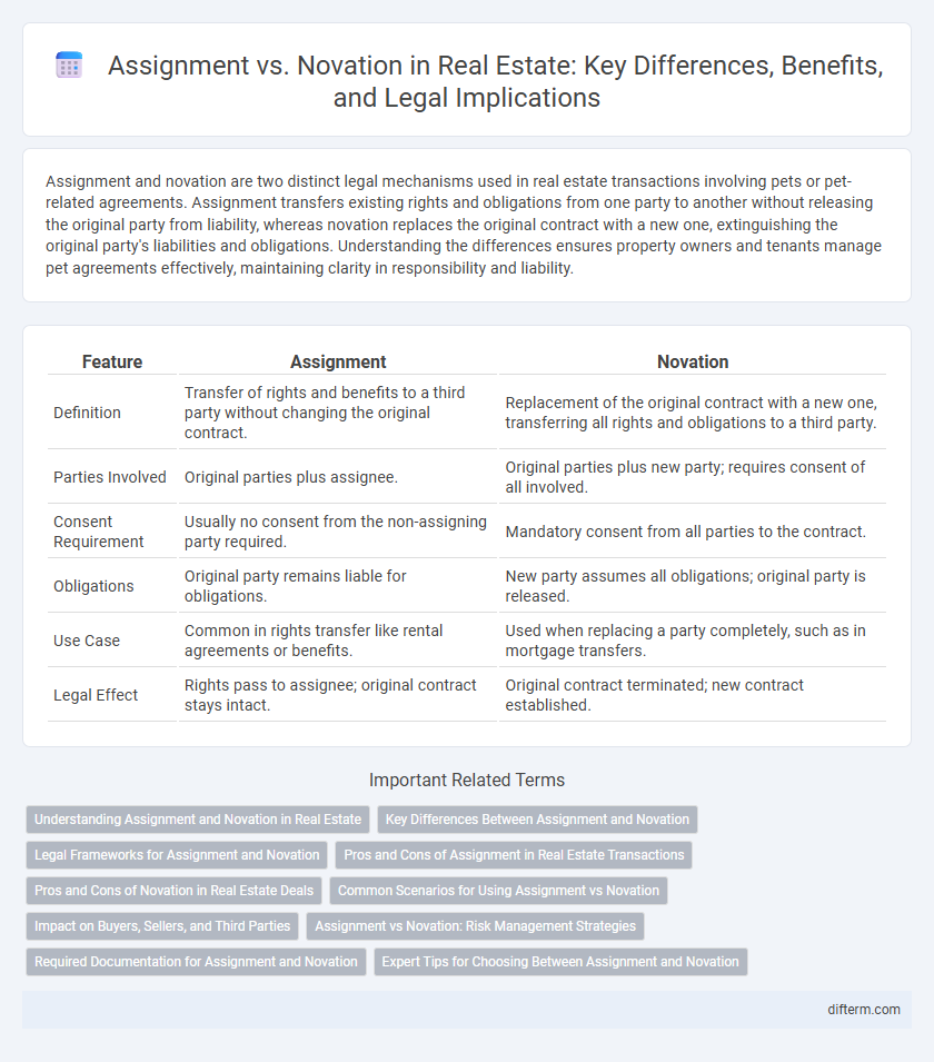 Assignment vs. Novation in Real Estate: Key Differences, Benefits, and Legal Implications