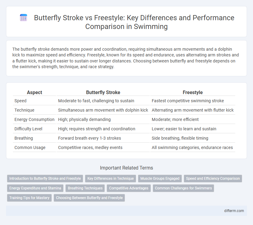 Butterfly Stroke vs Freestyle: Key Differences and Performance Comparison in Swimming