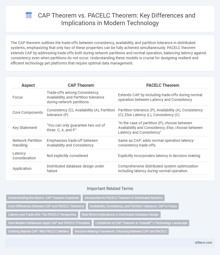CAP Theorem vs. PACELC Theorem: Key Differences and Implications in Modern Technology