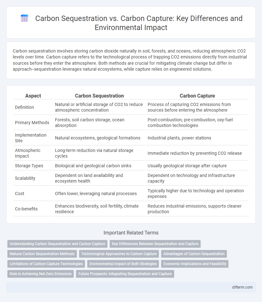 Carbon Sequestration vs. Carbon Capture: Key Differences and Environmental Impact