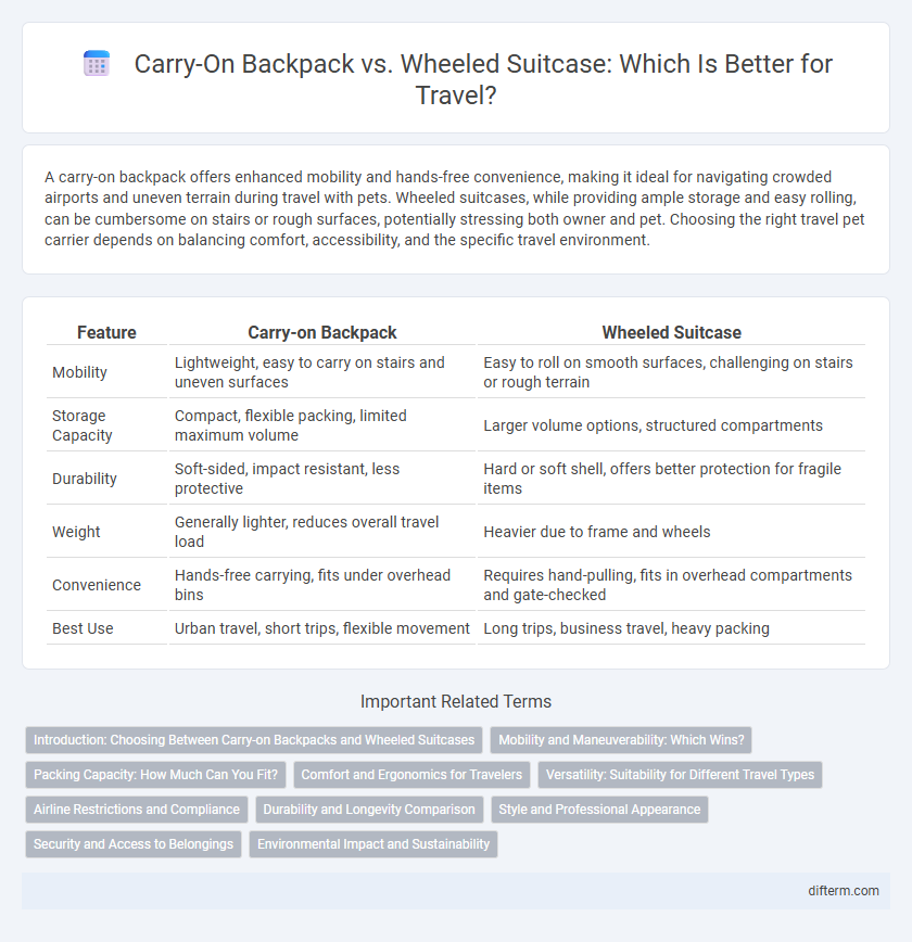 Carry-On Backpack vs. Wheeled Suitcase: Which Is Better for Travel?