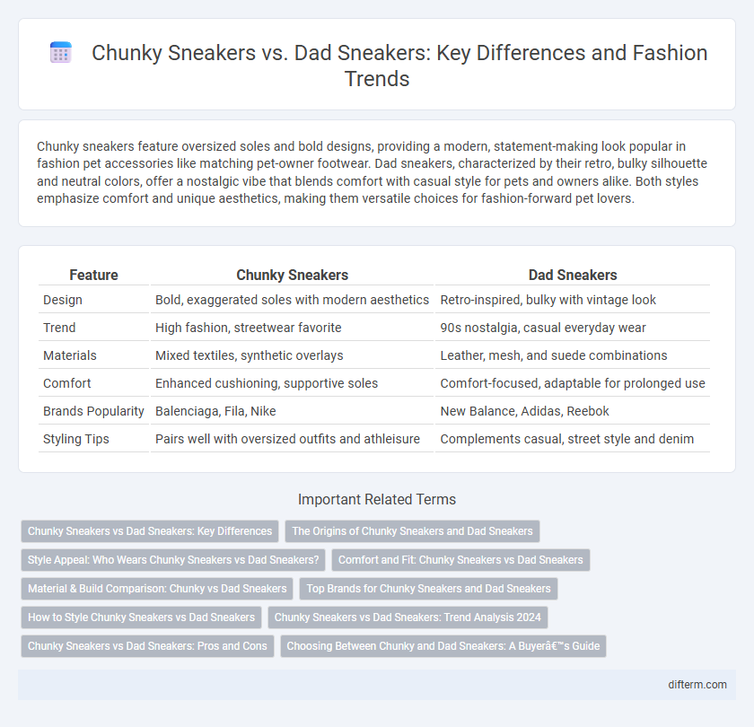 Chunky Sneakers vs. Dad Sneakers: Key Differences and Fashion Trends