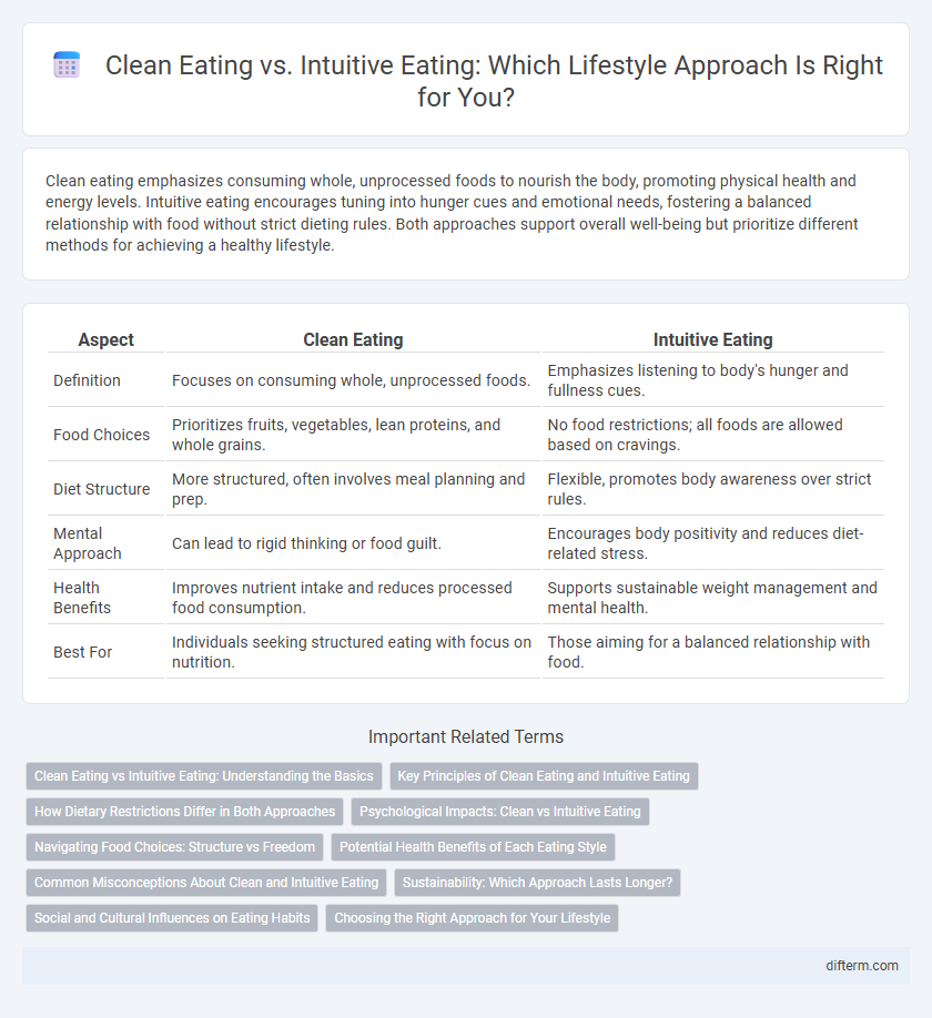 Clean Eating vs. Intuitive Eating: Which Lifestyle Approach Is Right for You?