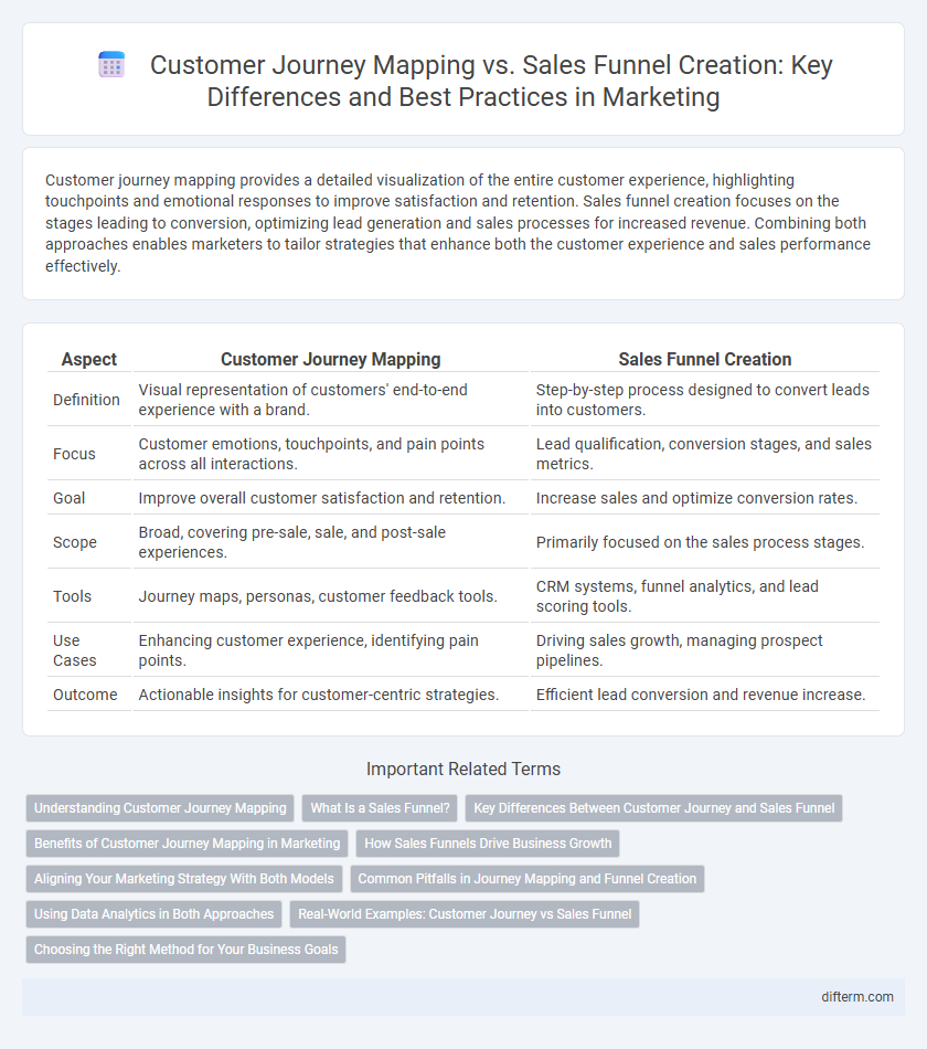 Customer Journey Mapping vs. Sales Funnel Creation: Key Differences and Best Practices in Marketing