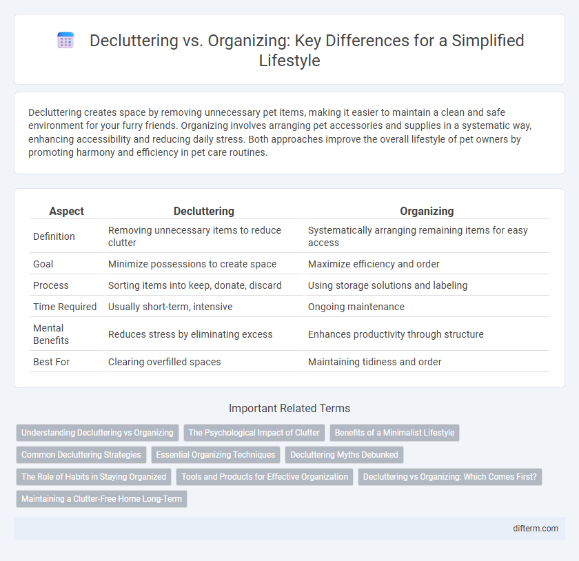 Decluttering vs. Organizing: Key Differences for a Simplified Lifestyle