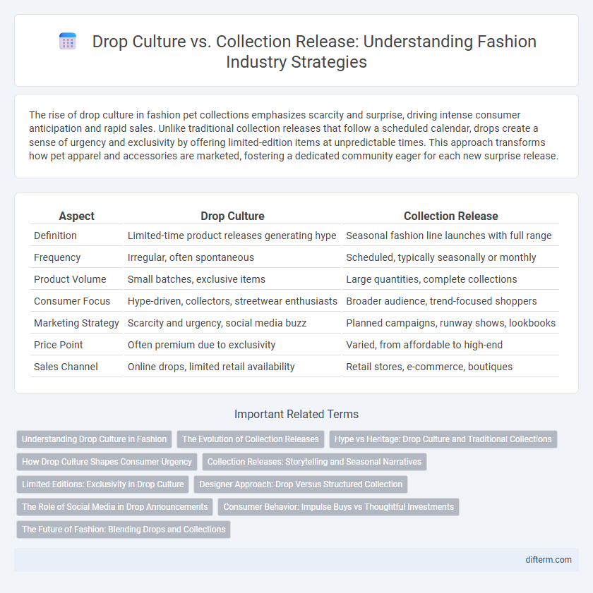Drop Culture vs. Collection Release: Understanding Fashion Industry Strategies