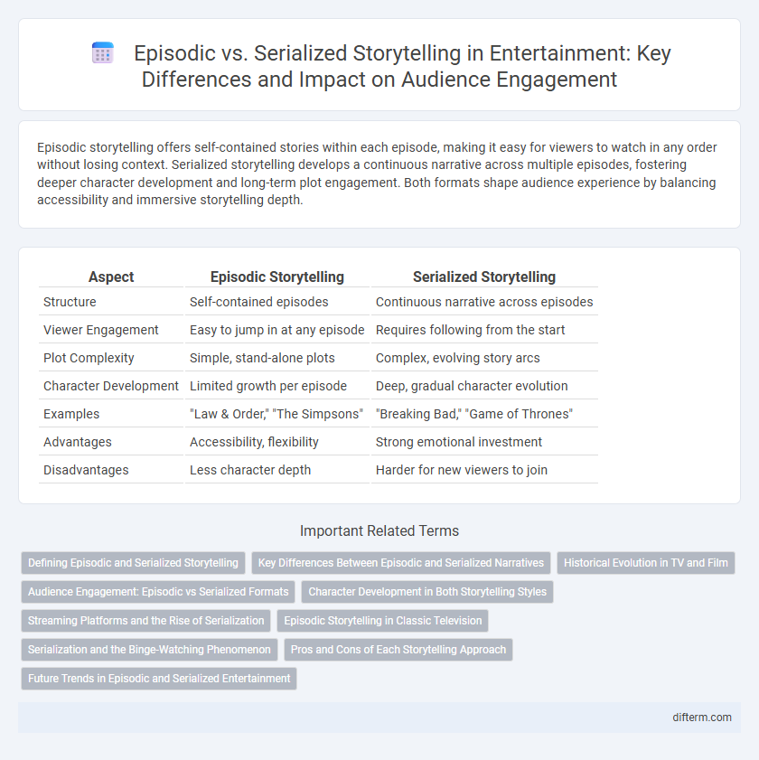 Episodic vs. Serialized Storytelling in Entertainment: Key Differences and Impact on Audience Engagement