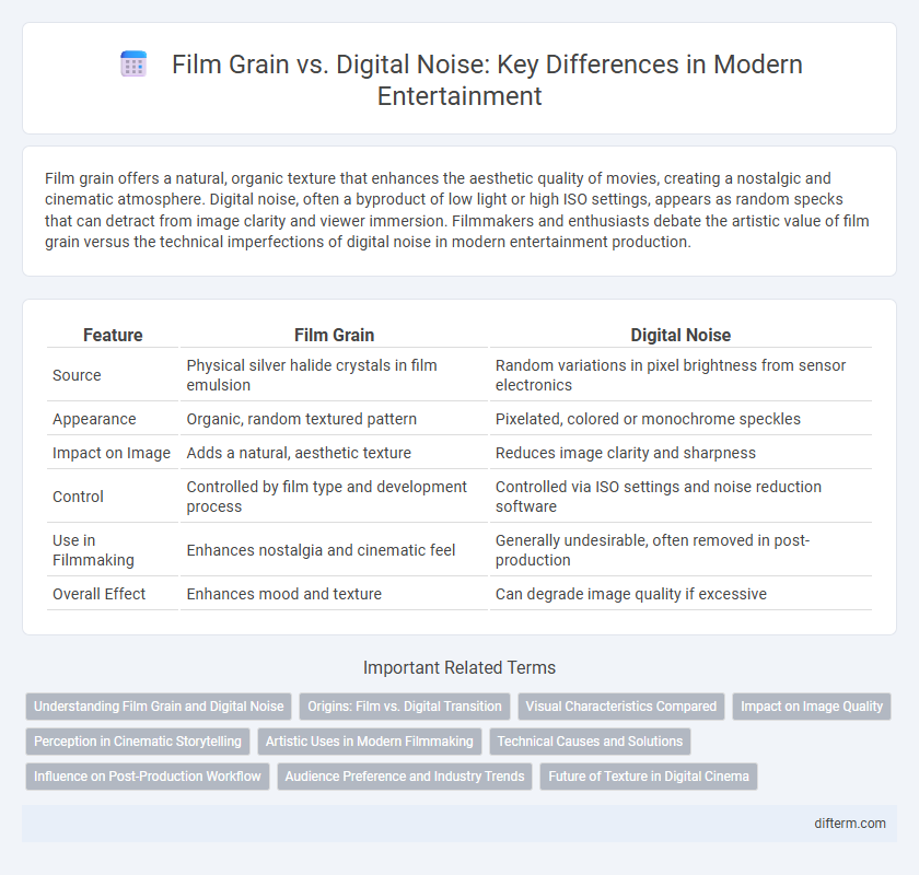 Film Grain vs. Digital Noise: Key Differences in Modern Entertainment