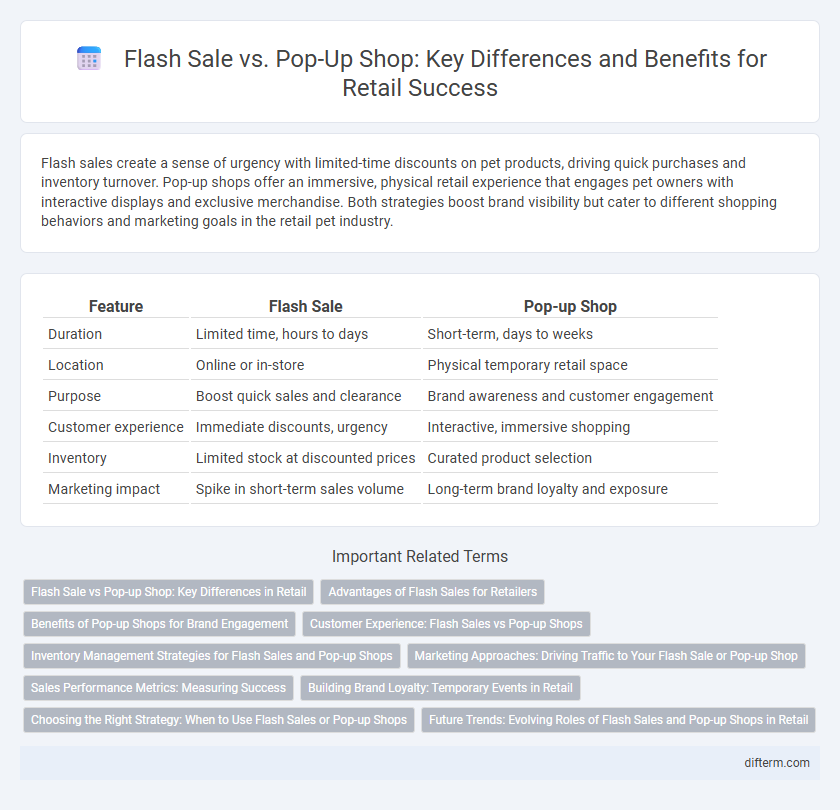 Flash Sale vs. Pop-Up Shop: Key Differences and Benefits for Retail Success