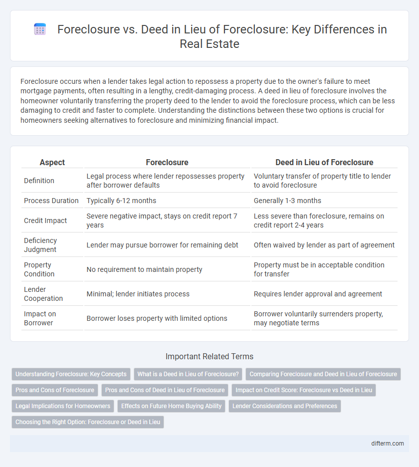 Foreclosure vs. Deed in Lieu of Foreclosure: Key Differences in Real Estate