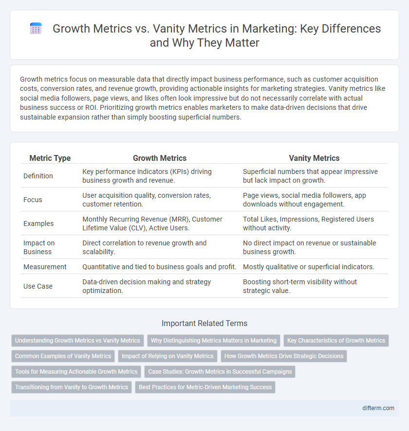 Growth Metrics vs. Vanity Metrics in Marketing: Key Differences and Why They Matter