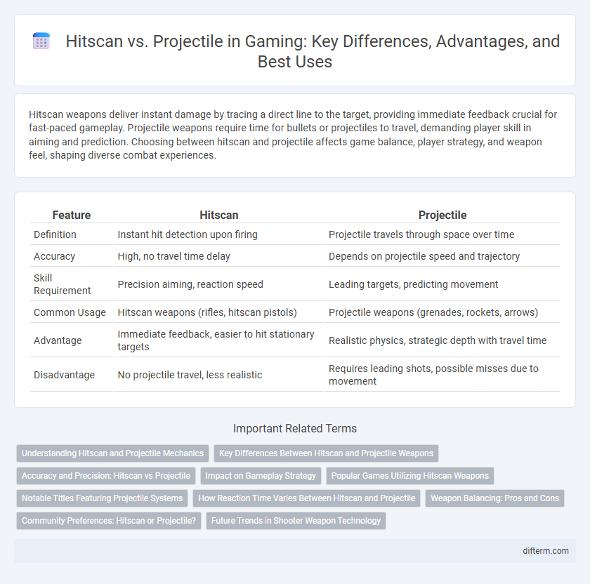 Hitscan vs. Projectile in Gaming: Key Differences, Advantages, and Best Uses