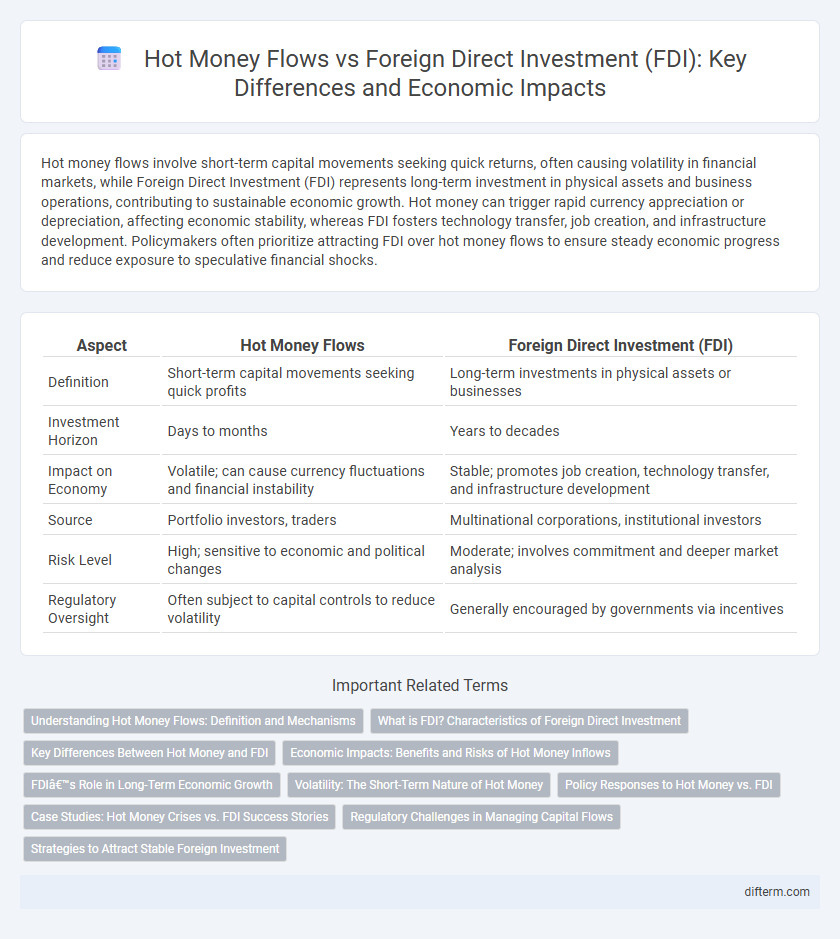 Hot Money Flows vs Foreign Direct Investment (FDI): Key Differences and Economic Impacts