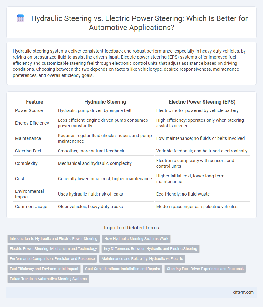 Hydraulic Steering vs. Electric Power Steering: Which Is Better for Automotive Applications?