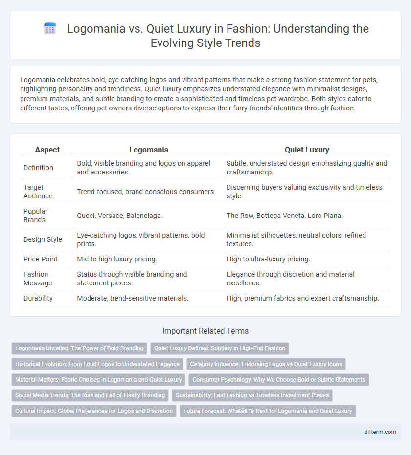 Logomania vs. Quiet Luxury in Fashion: Understanding the Evolving Style Trends