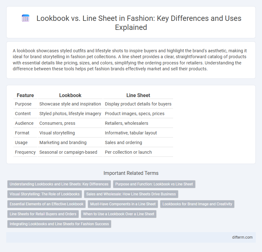 Lookbook vs. Line Sheet in Fashion: Key Differences and Uses Explained