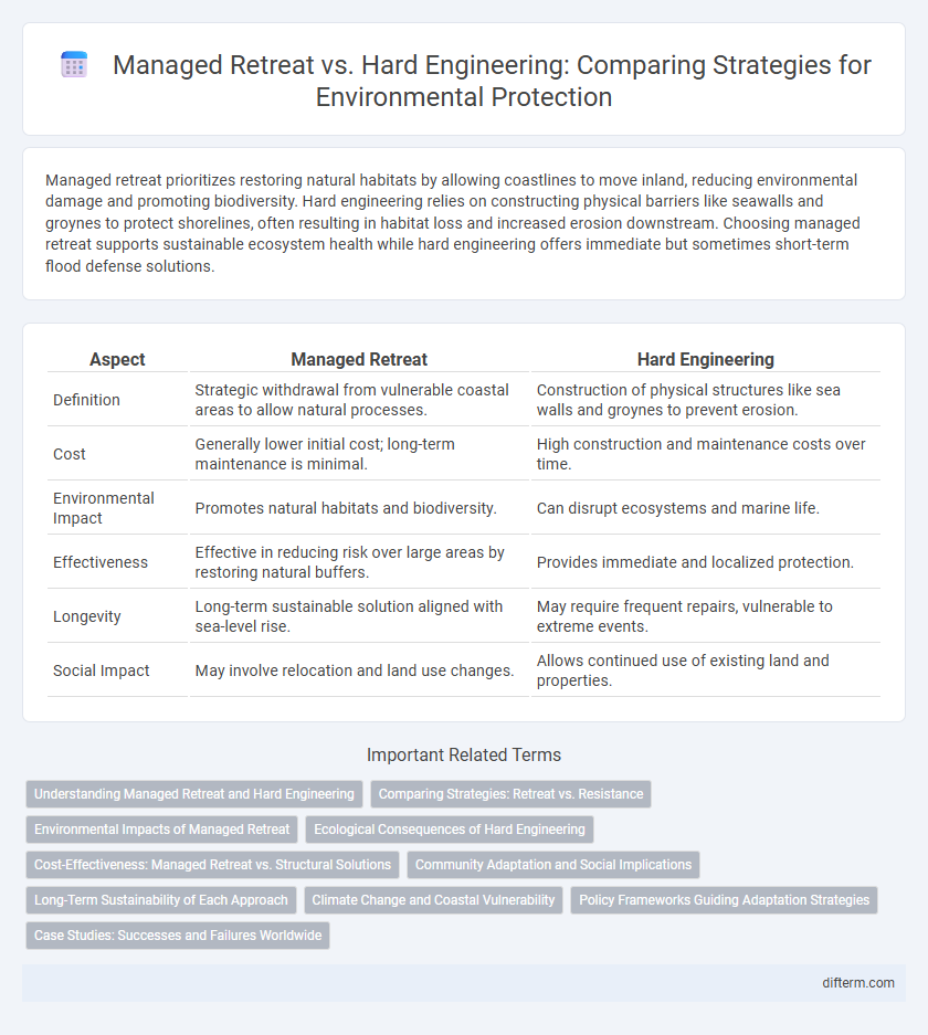 Managed Retreat vs. Hard Engineering: Comparing Strategies for Environmental Protection