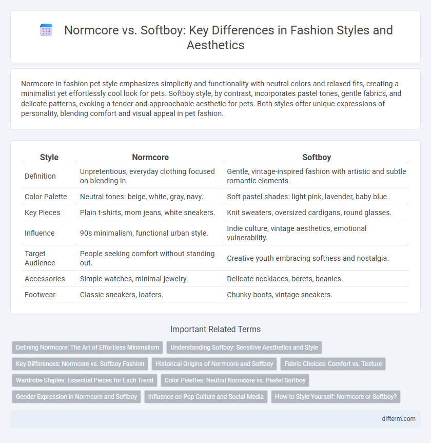 Normcore vs. Softboy: Key Differences in Fashion Styles and Aesthetics