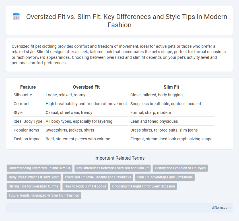 Oversized Fit vs. Slim Fit: Key Differences and Style Tips in Modern Fashion