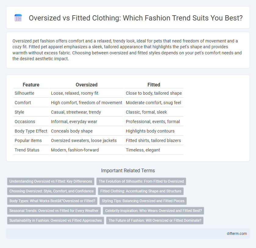 Oversized vs Fitted Clothing: Which Fashion Trend Suits You Best?