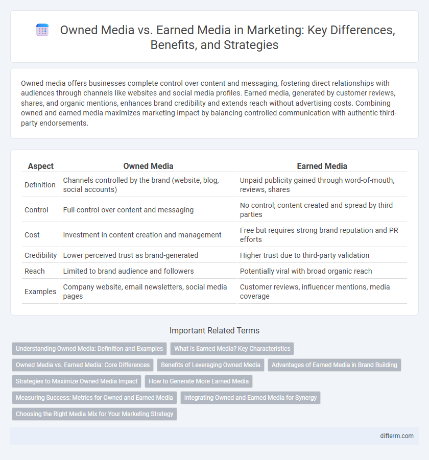 Owned Media vs. Earned Media in Marketing: Key Differences, Benefits, and Strategies