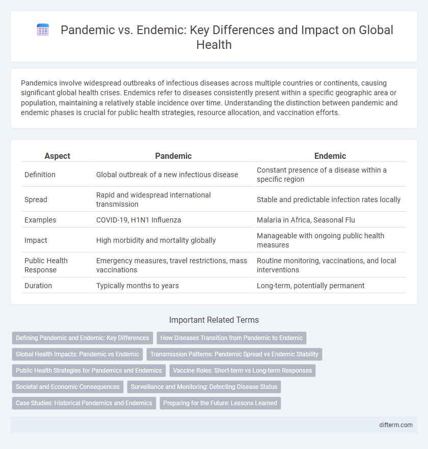 Pandemic vs. Endemic: Key Differences and Impact on Global Health