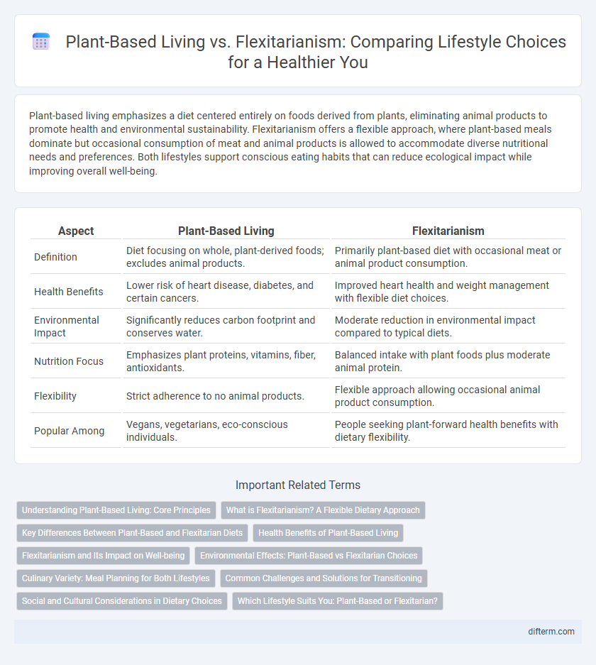 Plant-Based Living vs. Flexitarianism: Comparing Lifestyle Choices for a Healthier You