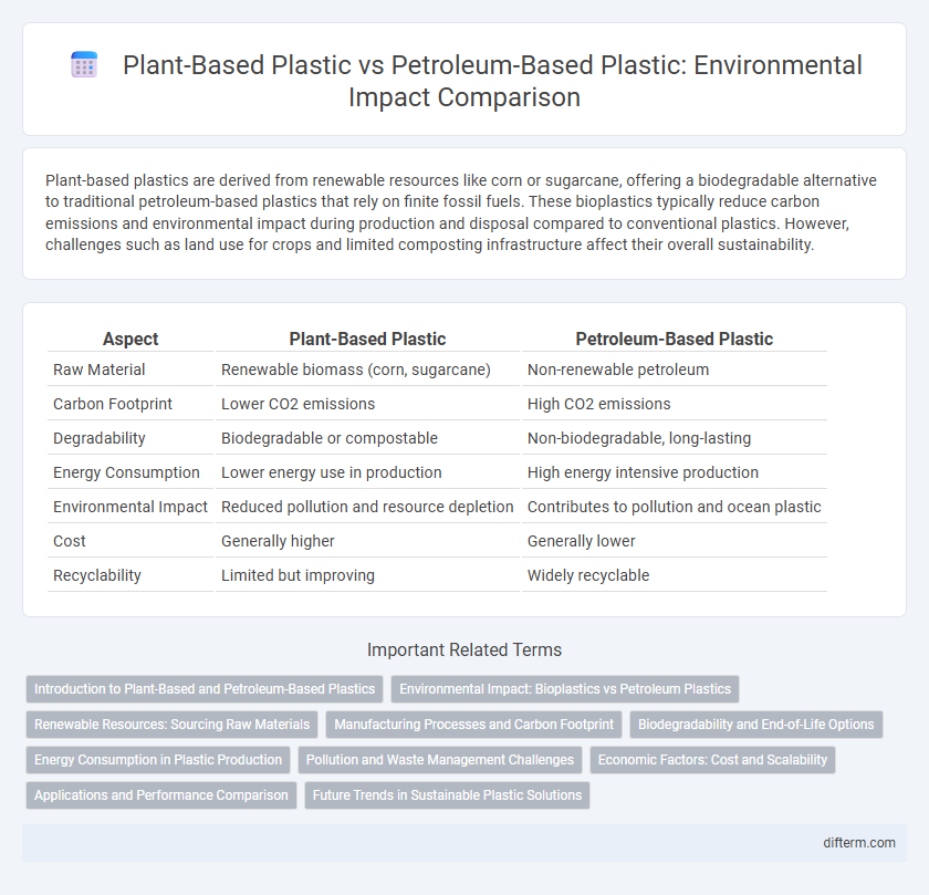 Plant-Based Plastic vs Petroleum-Based Plastic: Environmental Impact Comparison