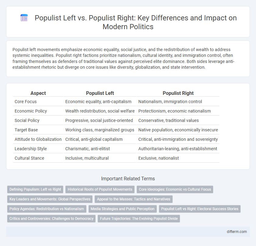 Populist Left vs. Populist Right: Key Differences and Impact on Modern Politics